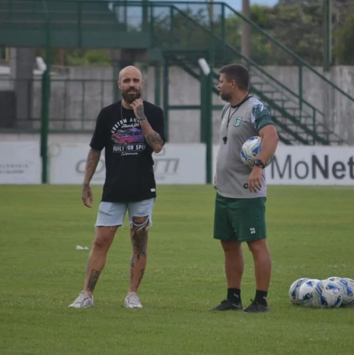 Nicolás López Macri, ex jugador de Instituto ahora en su nuevo rol de mánager en Sportivo Belgrano de San Francisco. (Prensa Sportivo Belgrano).