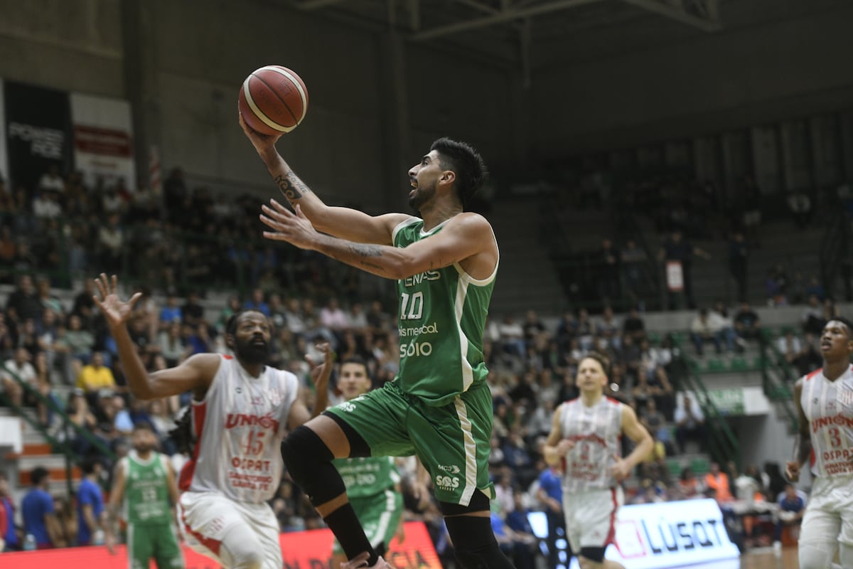 José Montero, uno de los jugadores clave en Atenas, en el tramo final de la fase regular de la Liga Nacional. (Prensa Atenas - Ignacio Lingua)