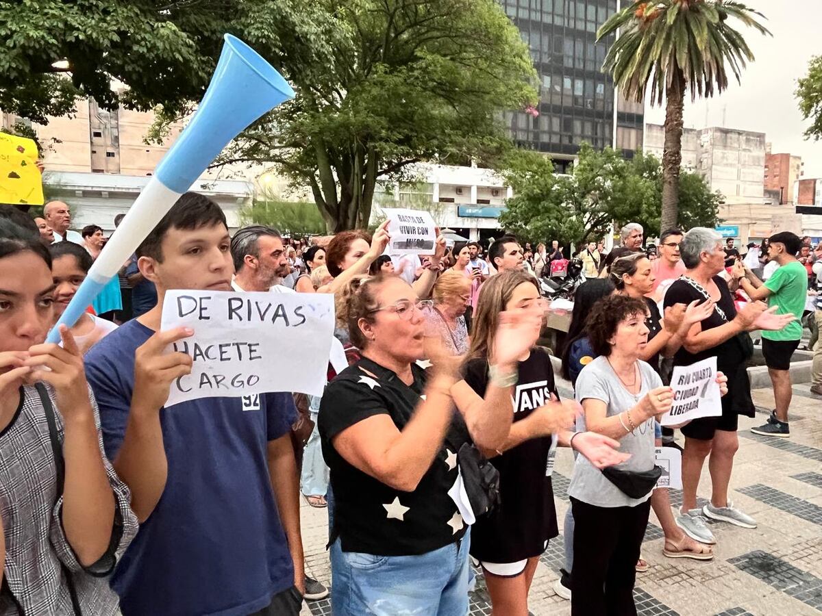 Marcha en Río Cuarto para exigir mayor seguridad (Tomy Fragueiro / La Voz)