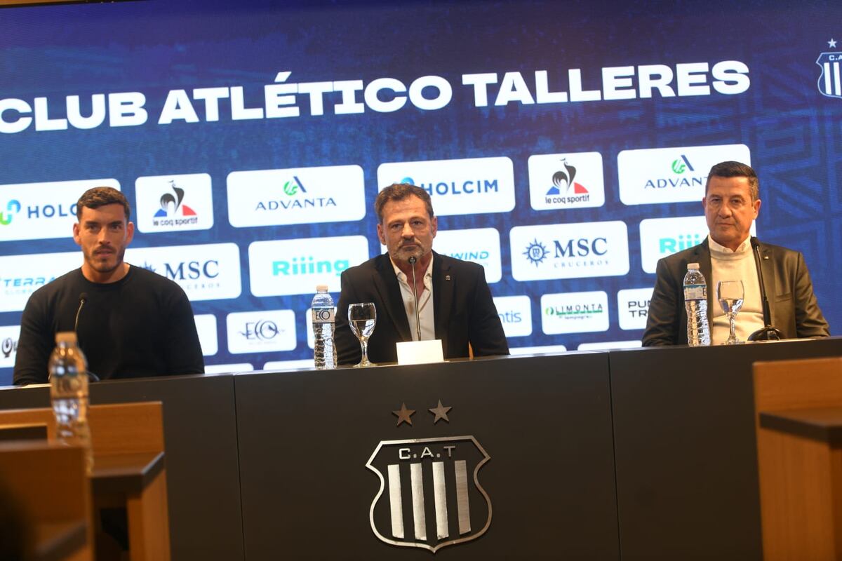 Diego Cocca, en su presentación en Talleres. (Javier Ferreyra / La Voz).