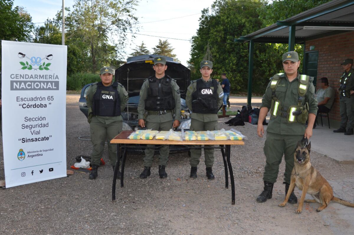 El operativo antidroga. (Gendarmería)