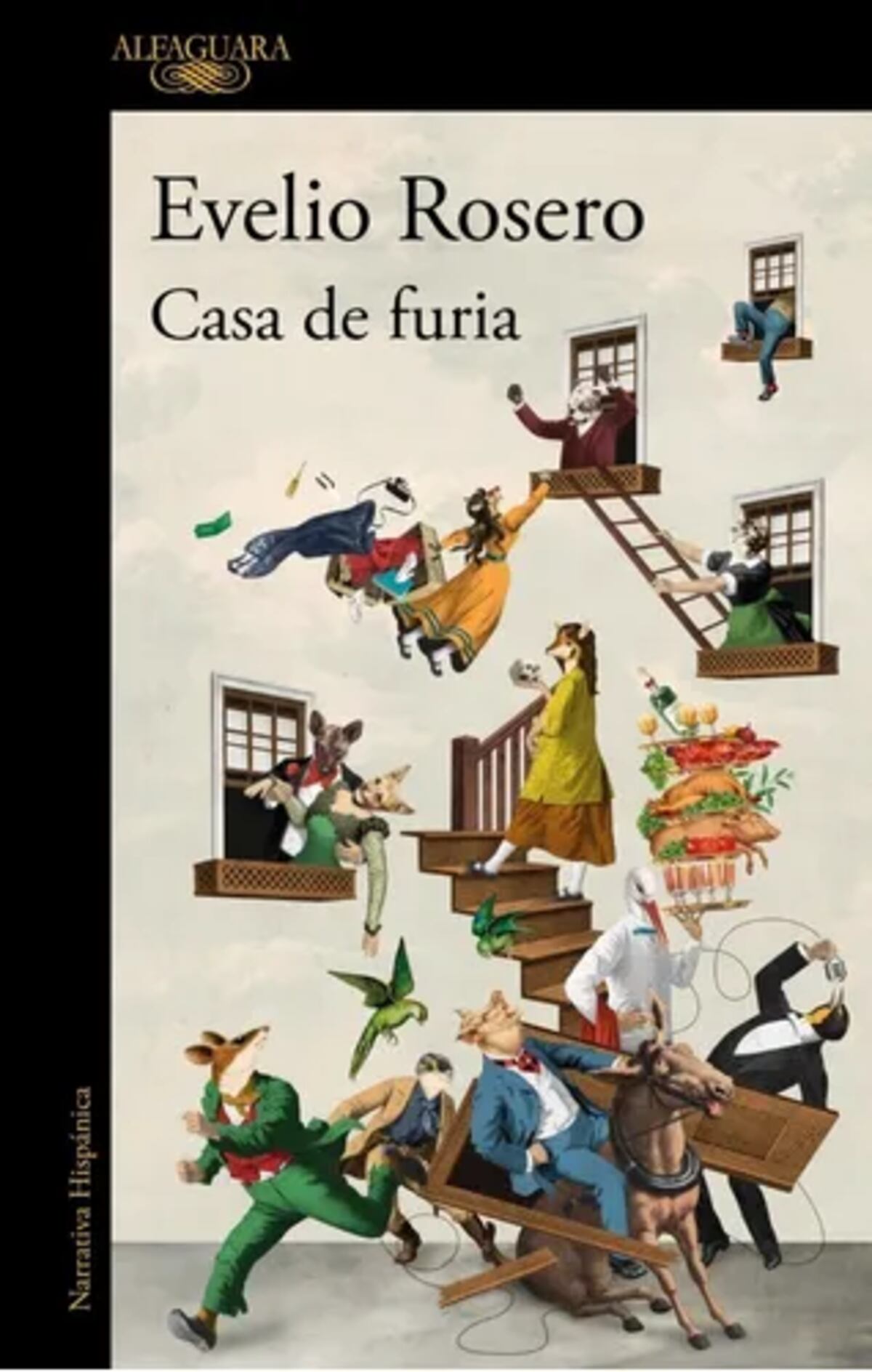 Libro Casa de Furia, de Evelio Rosero