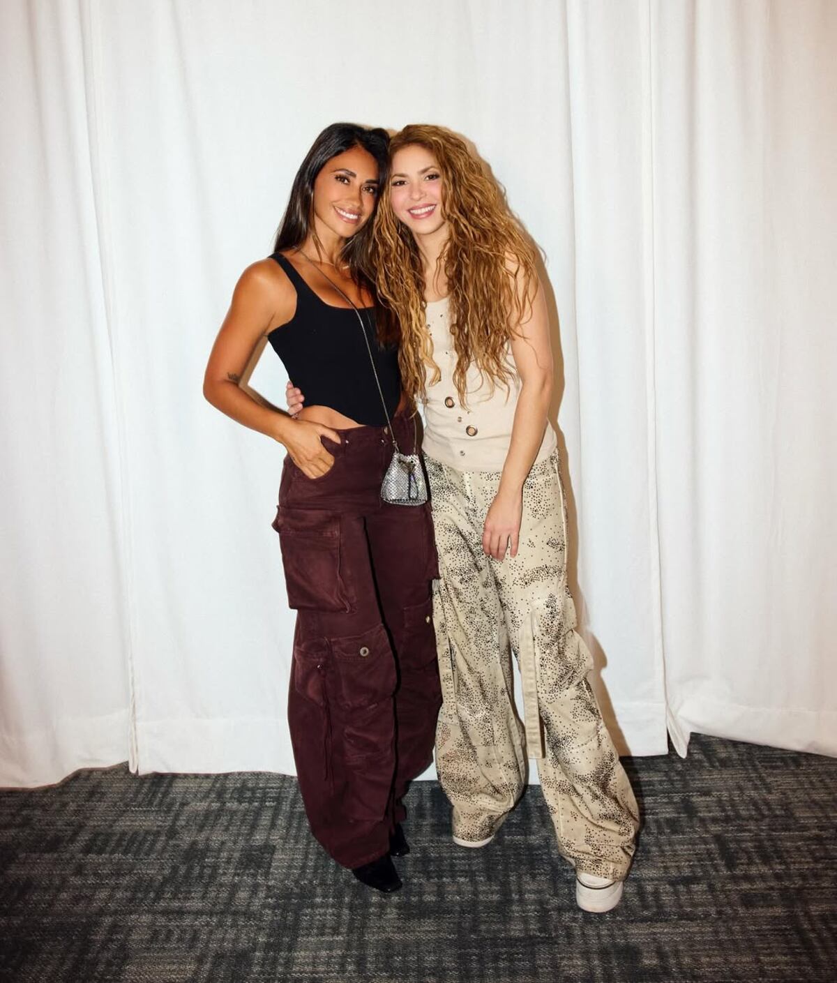 Antonela Roccuzzo y Shakira, juntas en Miami (Instagram de Antonela Roccuzzo)