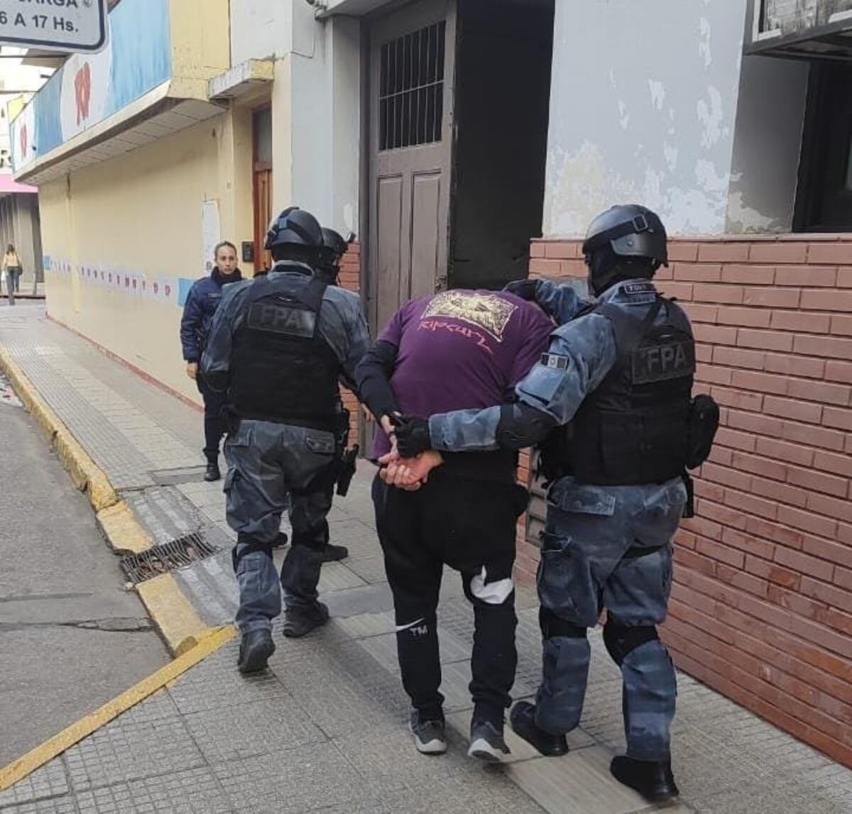 Río Cuarto. Detenidos por comercializar drogas (Gentileza).