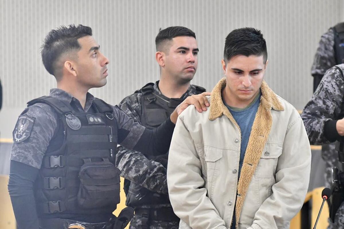 Río Cuarto. Nicolás Zabala, condenado a prisión perpetua por el femicidio de Oriana (Tomy Fragueiro/La Voz).