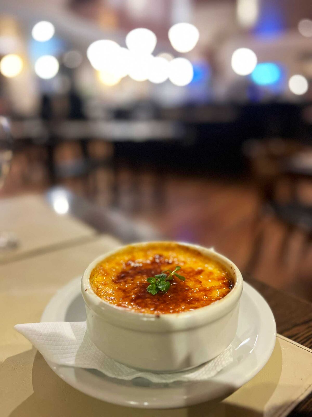 Creme brulee (La Voz).