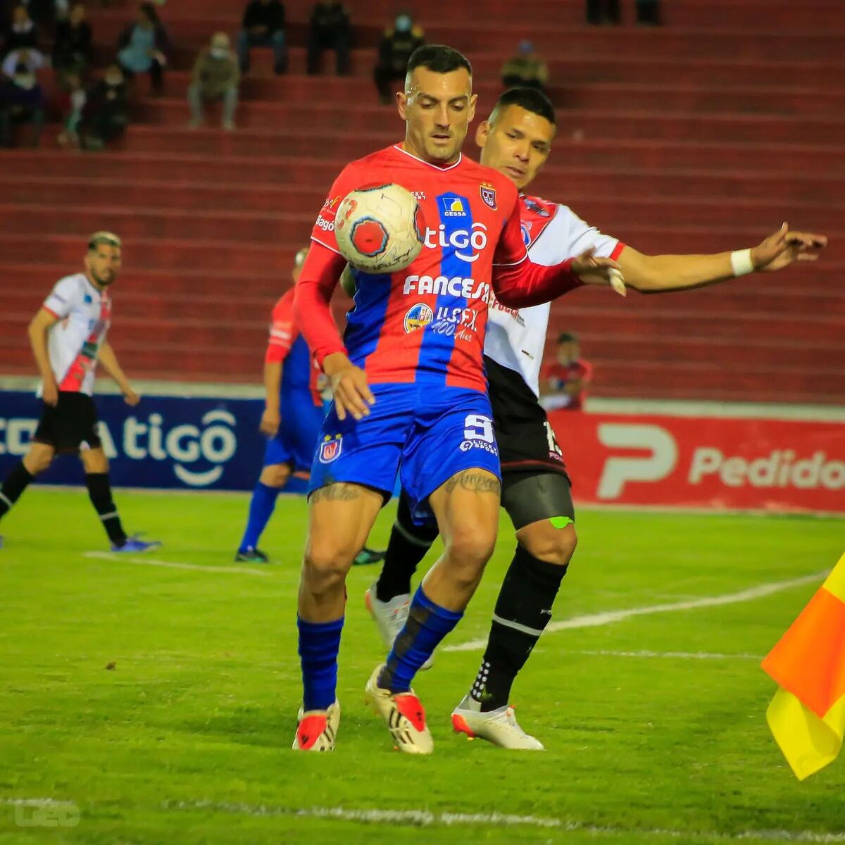 El cordobés Ángel Prudencio, ex Instituto y oriundo de Villa María, y su presente en el fútbol de Bolivia. (Gentileza Ángel Prudencio).