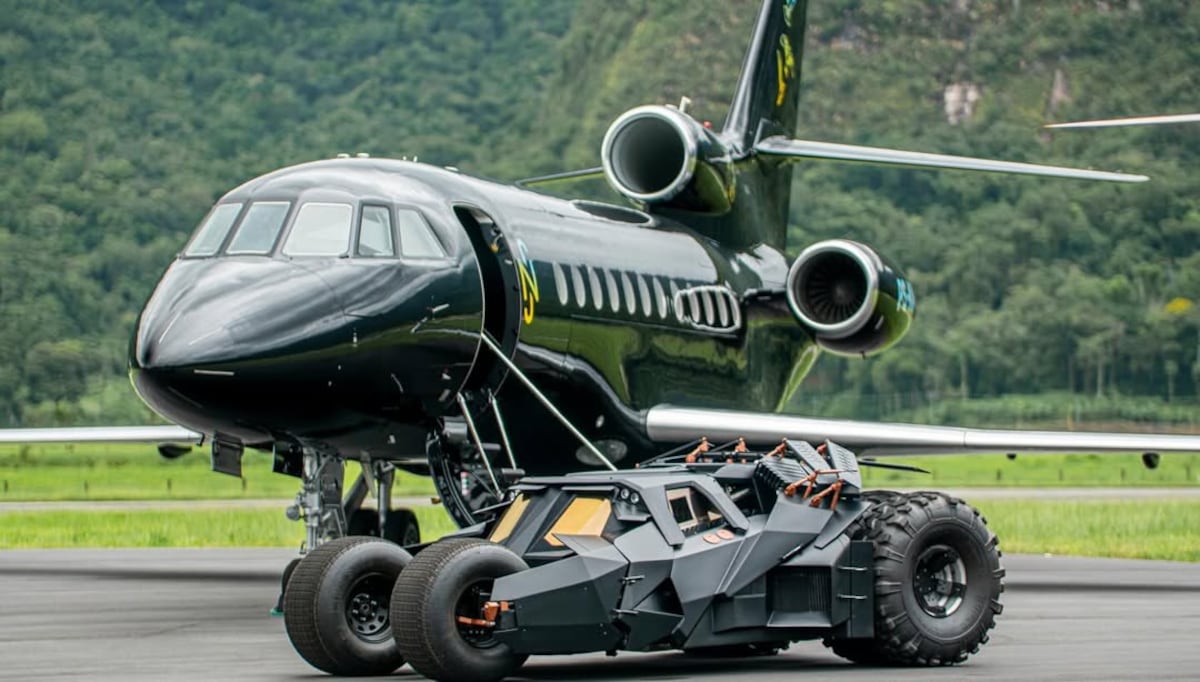 Neymar mostró su insólita colección de vehículos inspirados en Batman: valen más de U$S 60 millones. (Instagram)