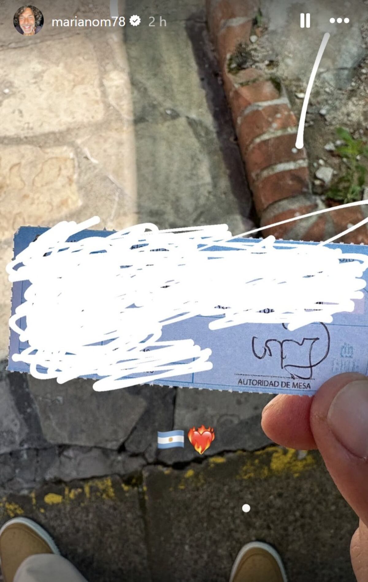 Elecciones 2025: Mariano Martínez ya fue a votar (Captura de pantalla)