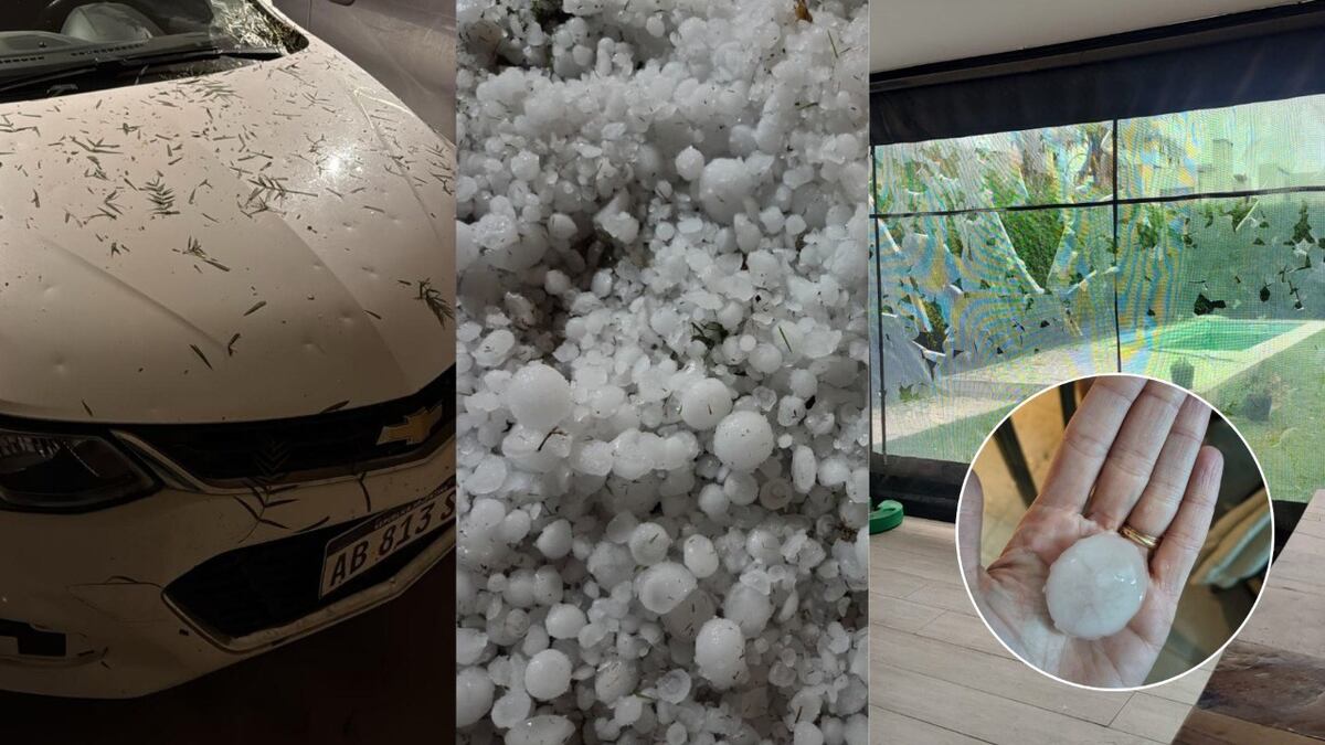 Granizo y piedra afectó a cientos de vecinos de Córdoba.