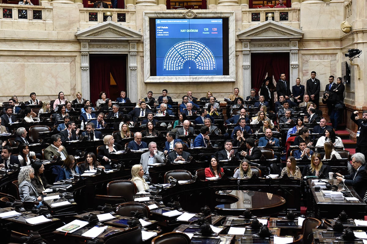 Diputados alcanzó el cuórum para aprobar la creación del Registro Nacional de Datos Genéticos y la Esencialidad del Servicio Educativo. (Prensa Diputados)