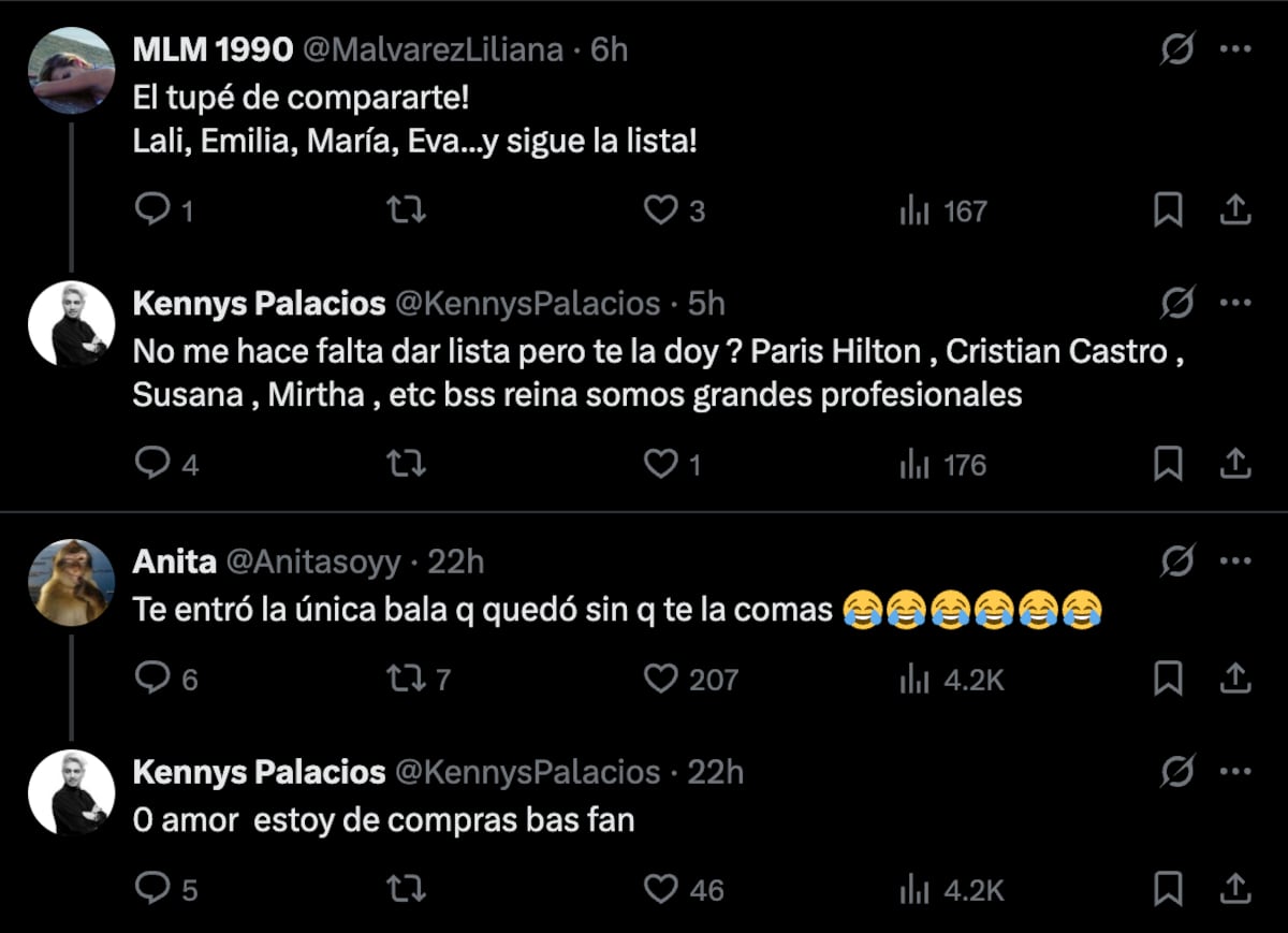 La pelea entre Kennys Palacios y los fanáticos de la China Suárez. (Foto: Captura de pantalla)