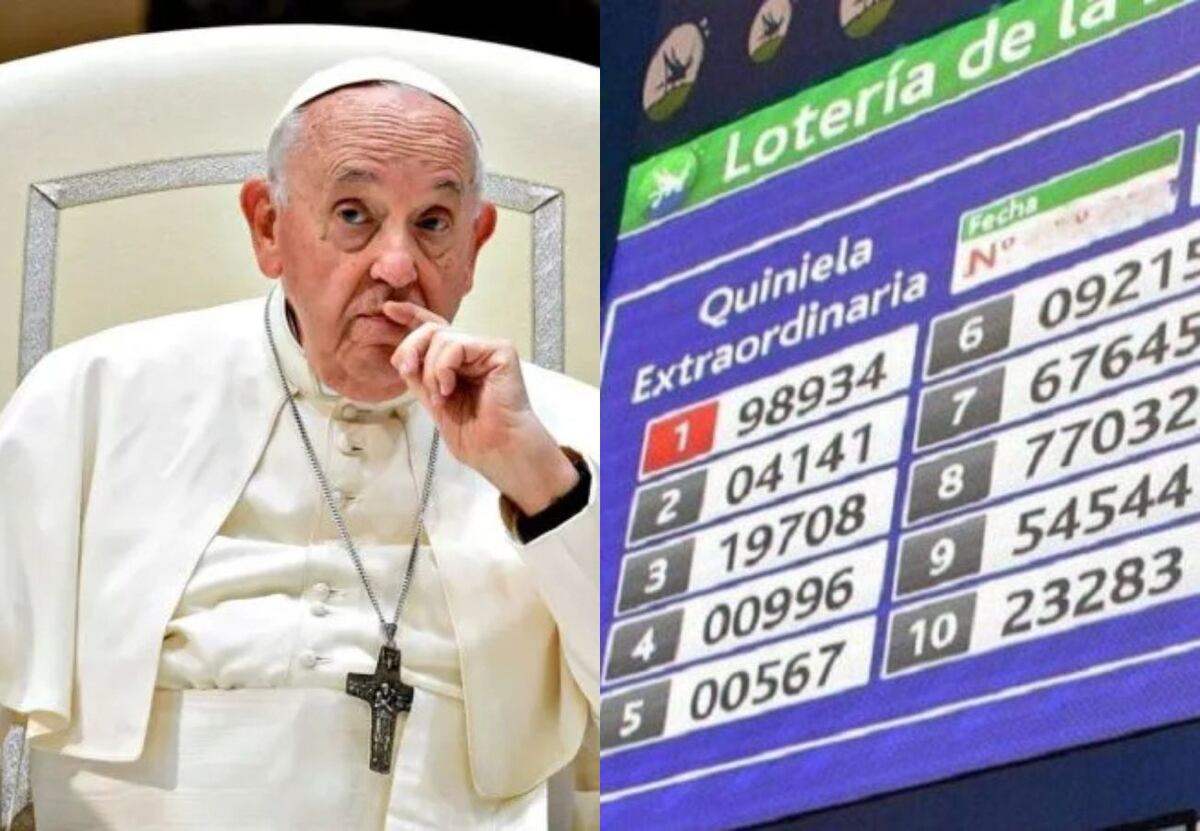 La increíble coincidencia del Papa y la quiniela.