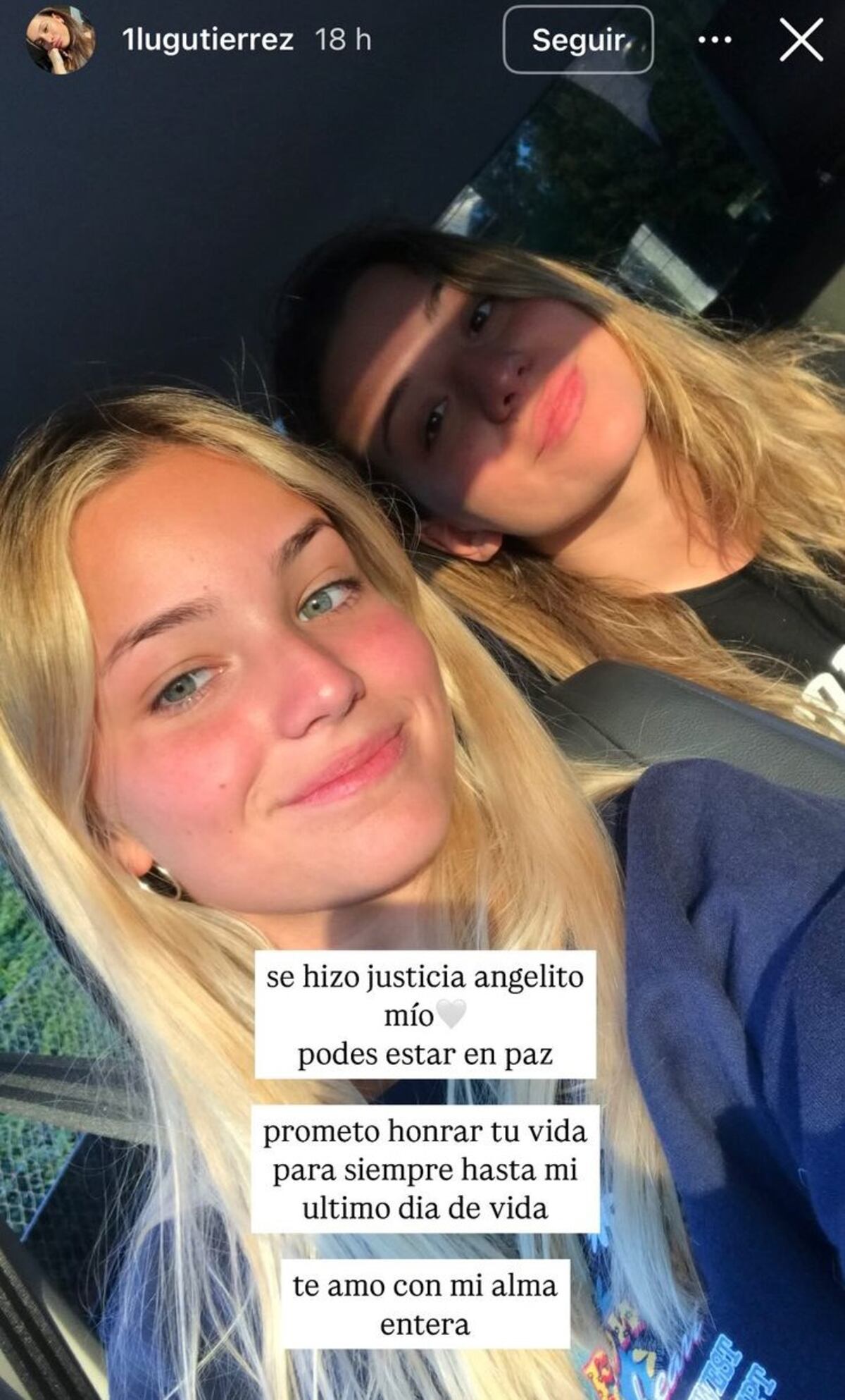 El mensaje de la hermana de Catalina Gutiérrez tras la condena a prisión perpetua de Néstor Soto. (Instagram)