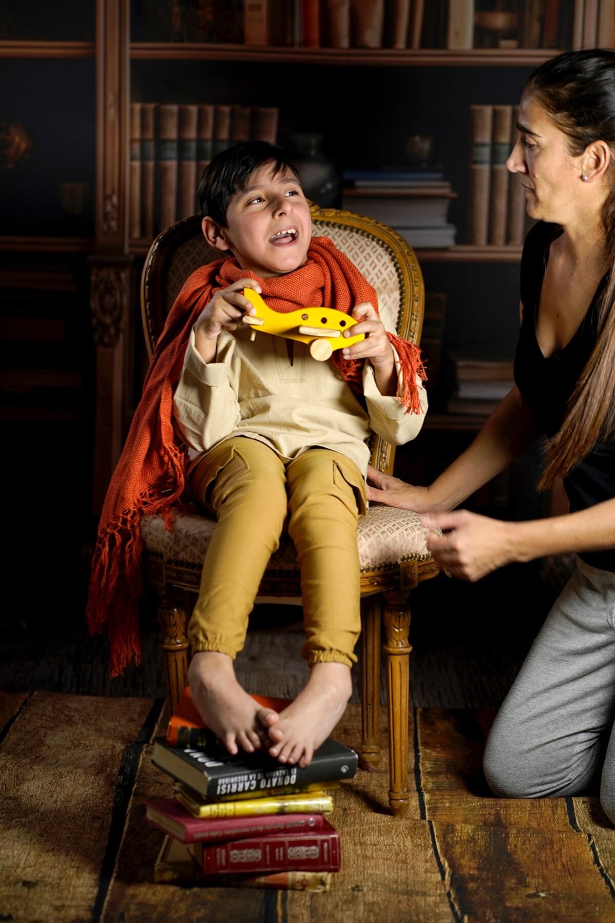 Fabricio y su mamá (Gentileza Ortiz y Foss