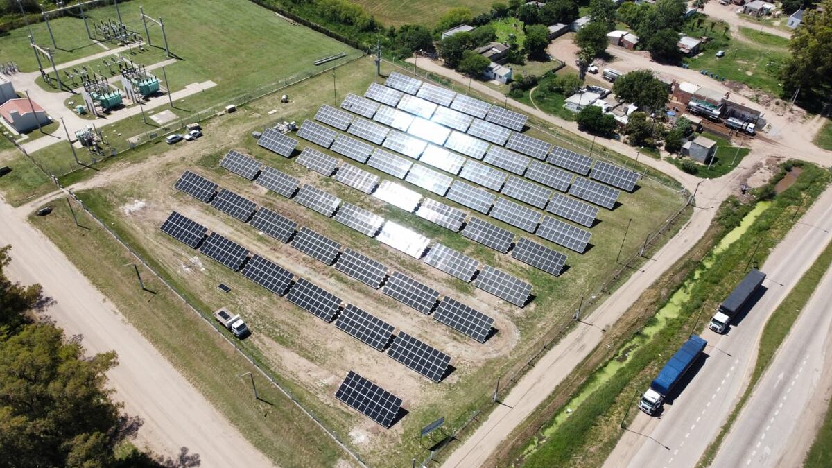 El parque de generación solar de la cooperativa de de Morteros (CoopMorteros)