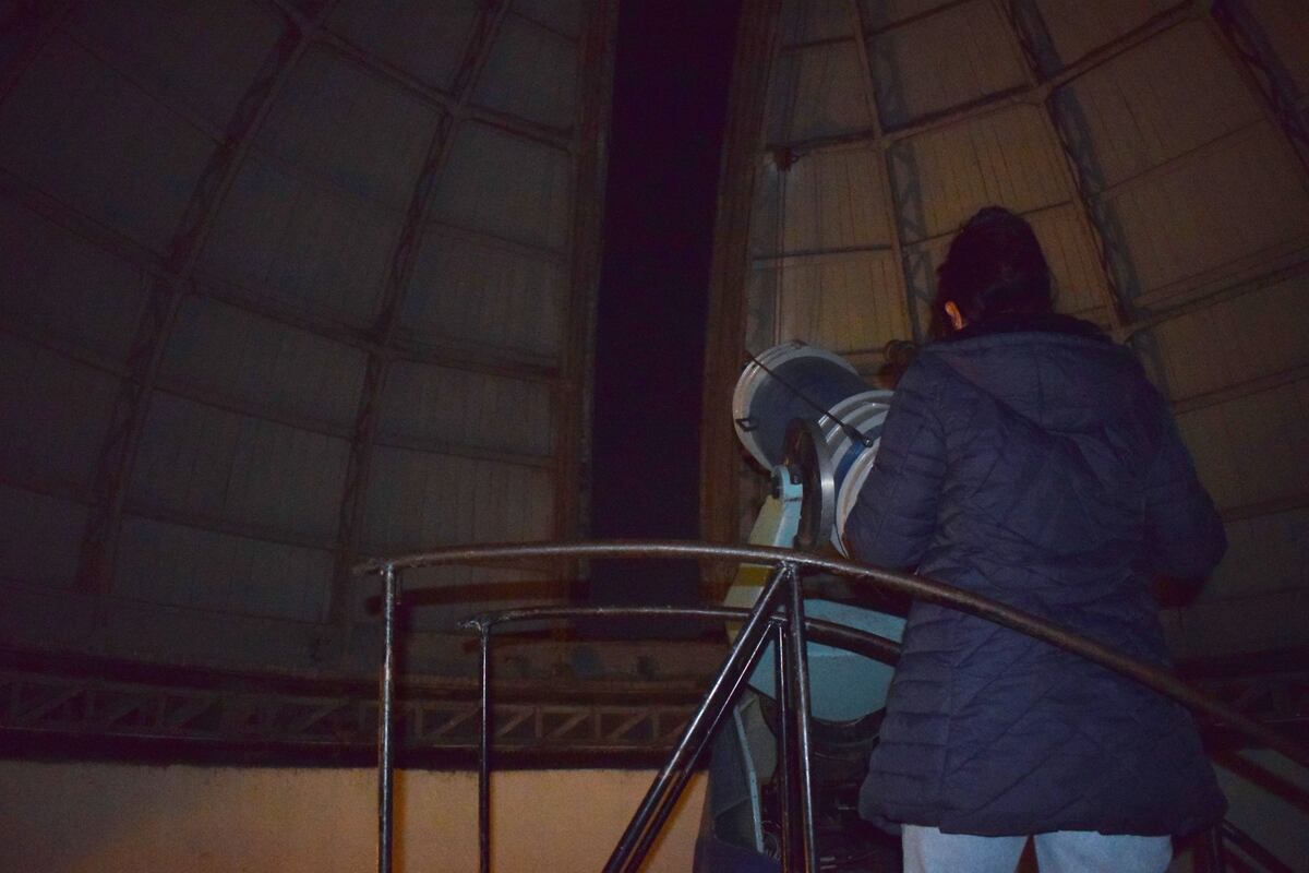 Colegio ex Nacional. Actividad de astroturismo en Río Cuarto (Gentileza).