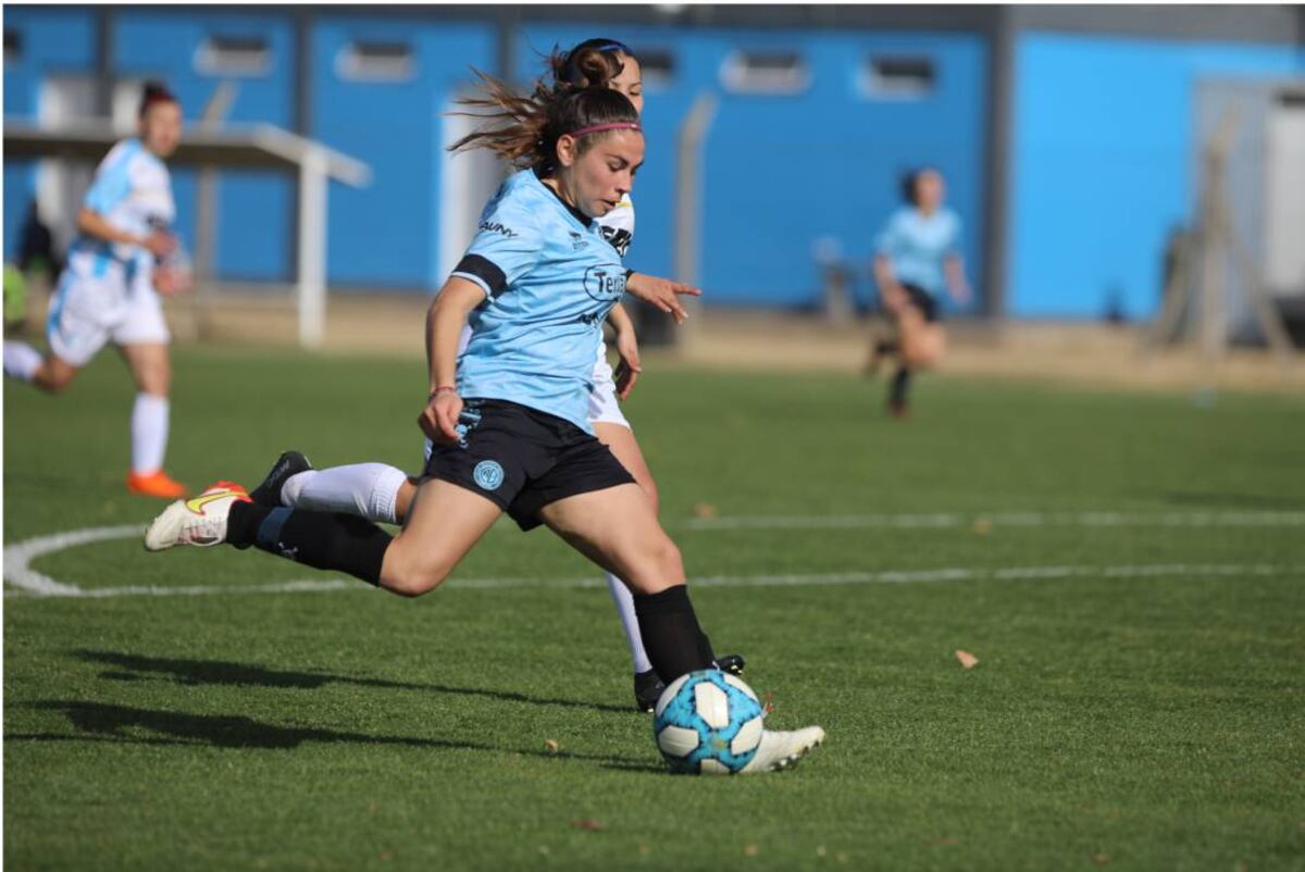Agustina Villarreal, jugadora de Belgrano frente a Argentino de Quilmes (Prensa Belgrano)