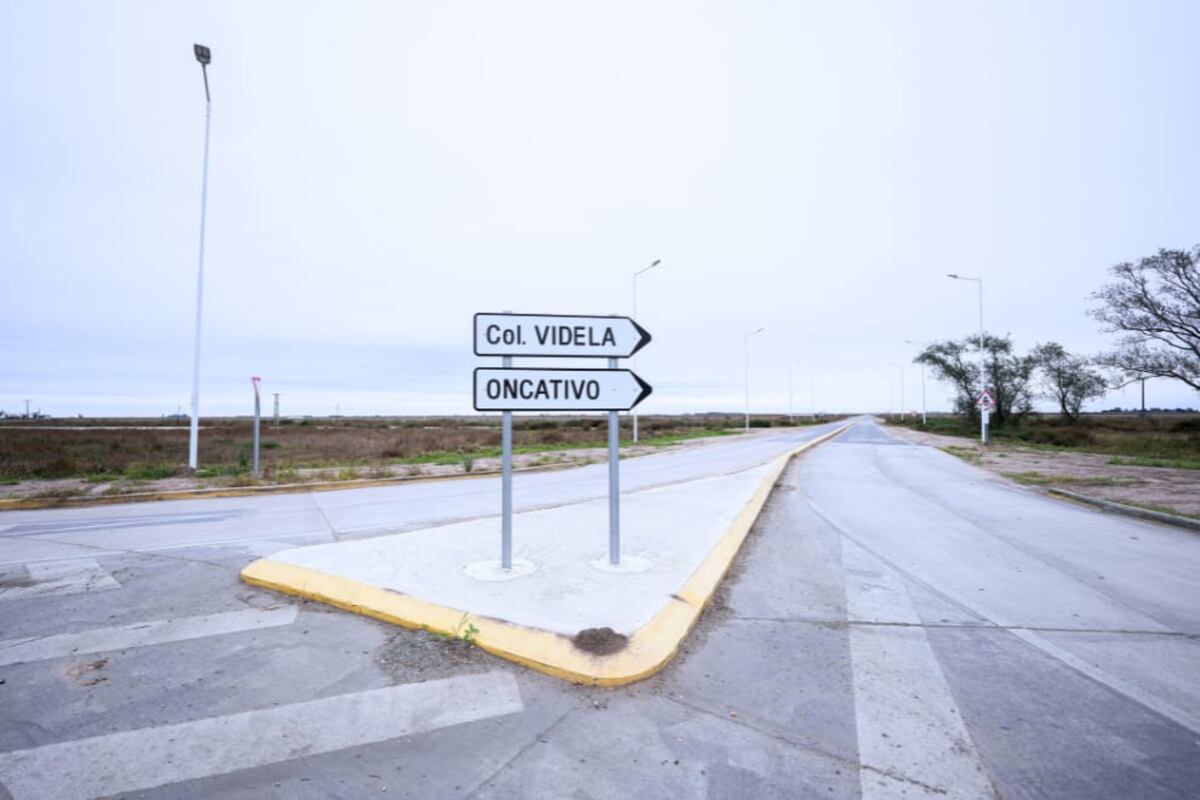 La obra entre Calchín Oeste y la ruta 10 (Gobierno de Córdoba)