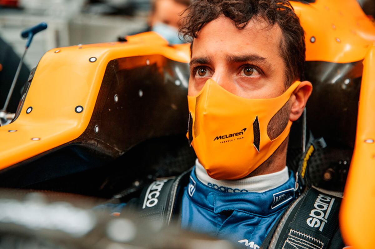 Ricciardo, hoy como piloto de McLaren.