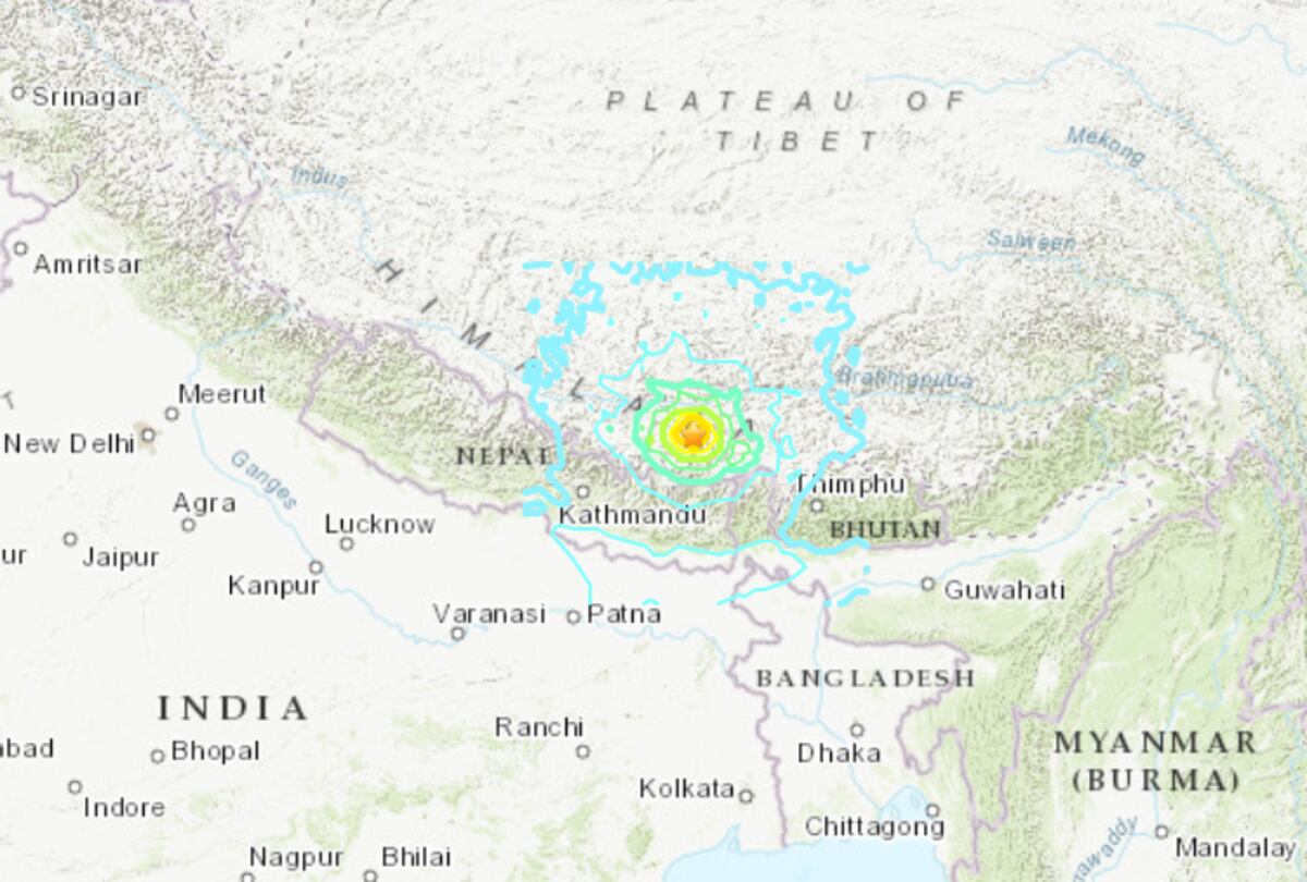 Sismo. (Captura/US Geological Survey)