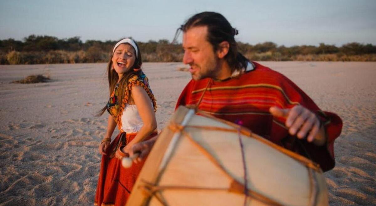 Don Hilario y Niña del Monte en concierto.