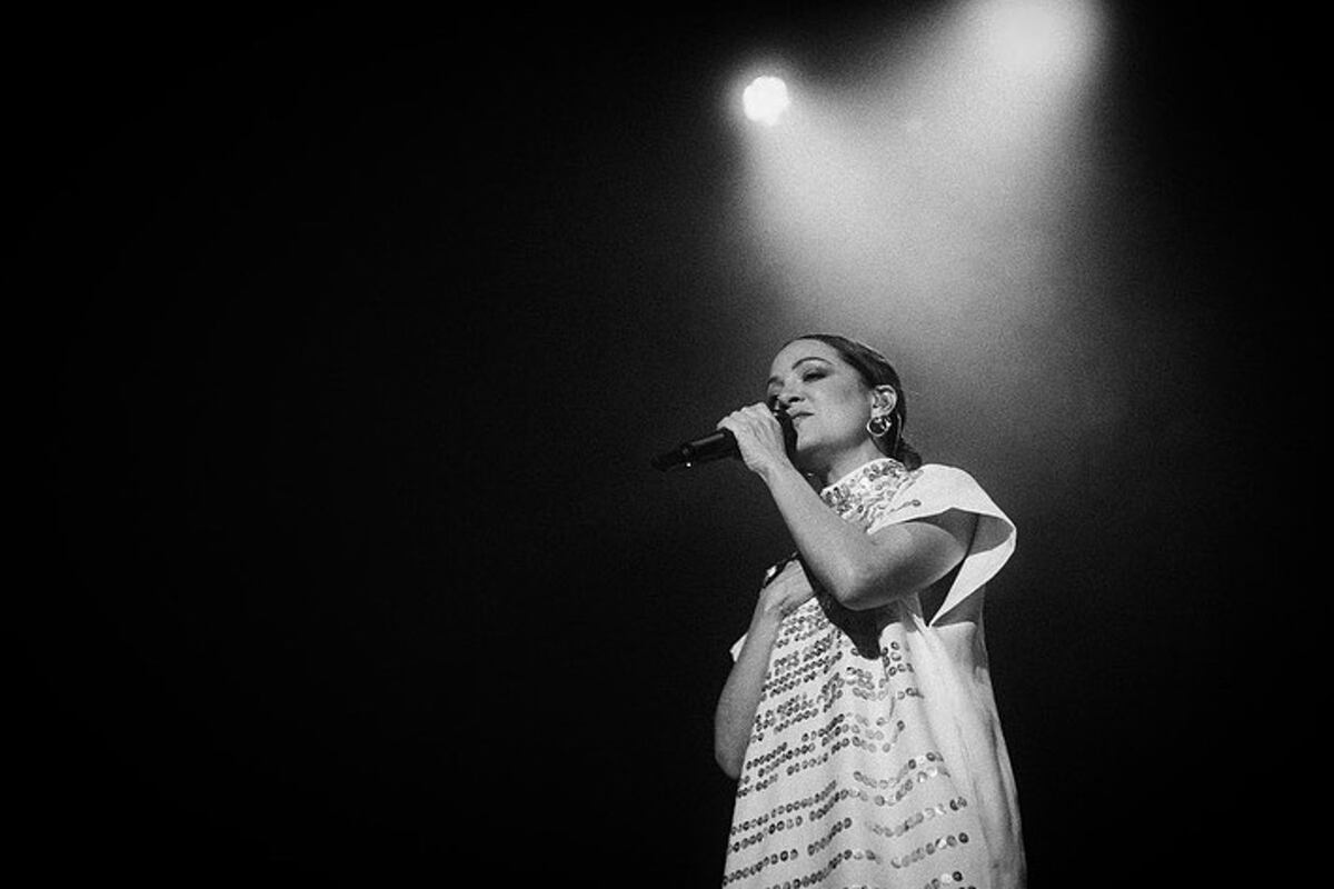 Natalia Lafourcade, en vivo. (Instagram @natalialafourcade)