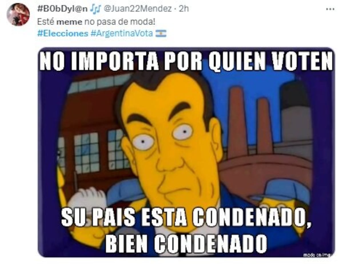 Los mejores memes de las elecciones presidenciales 2023.