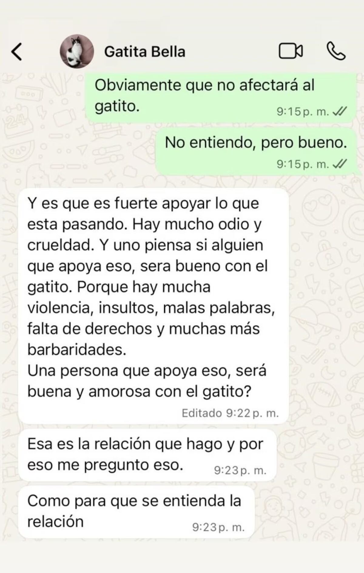 La conversación viral.