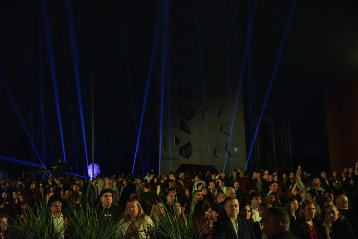 Universidad Siglo 21. Festejos en el marco de un nuevo aniversario de la institución. (Facundo Luque / La Voz)