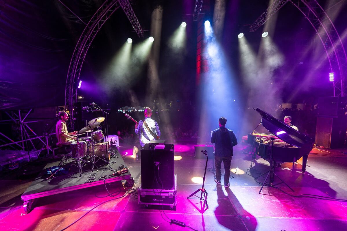 BI durante su actuación en el reciente Athens Jazz Festival 2025, en Grecia. (Gentileza Athens Jazz Festival).
