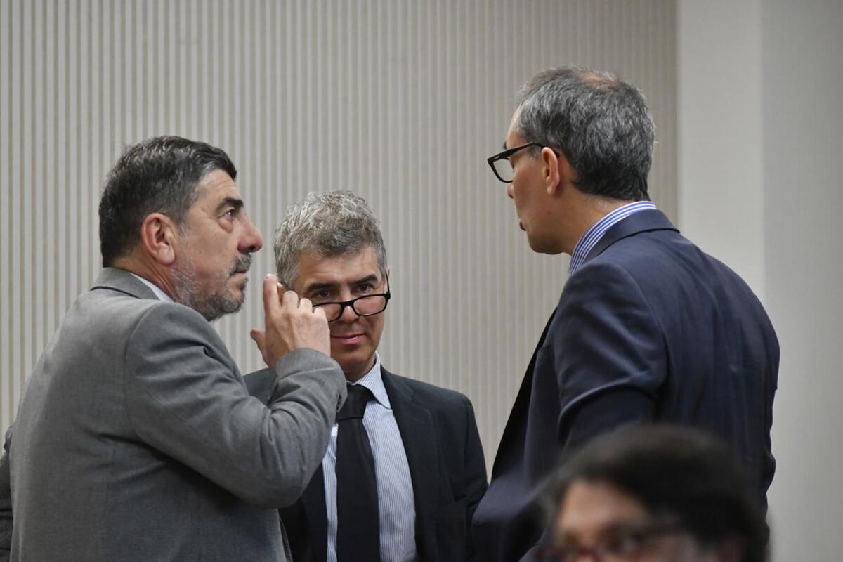 Juicio por el caso de Solange Musse. El fiscal Rivero, en un aparte de las audiencias. (Tomy Fragueiro/La Voz)