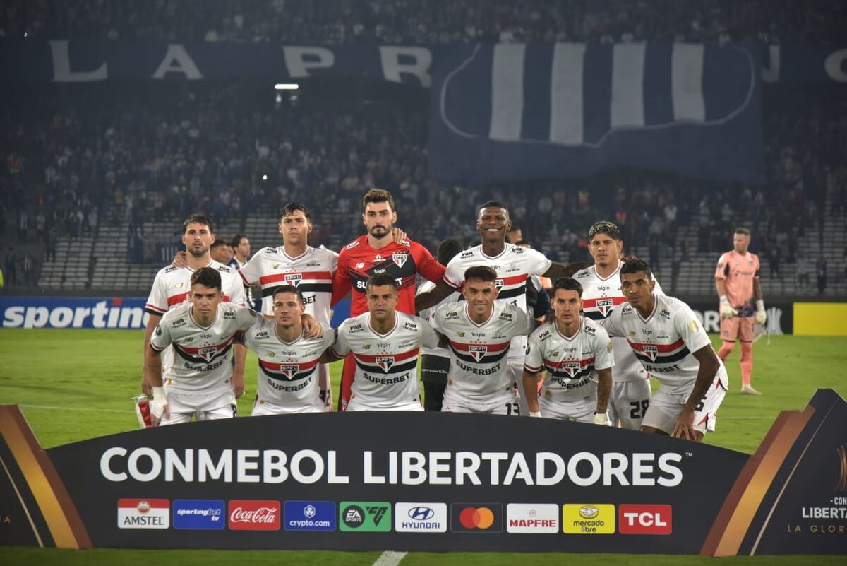 Talleres en su debut en Copa Libertadores. (Facundo Luque / La Voz).