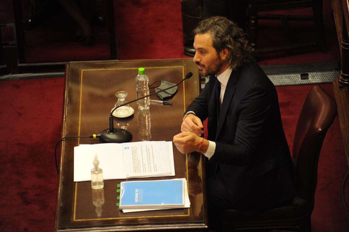 Cafiero en el Senado. (Federico López Claro)