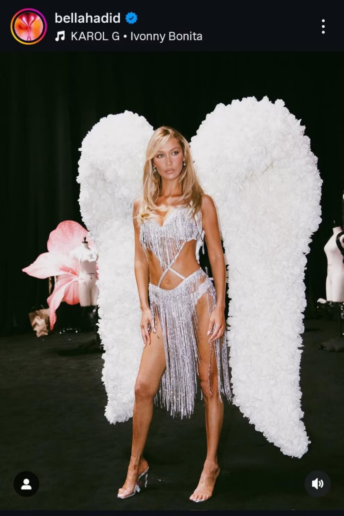 Bella Hadid: el impactante peso de sus alas en el desfile de Victoria’s Secret 2025