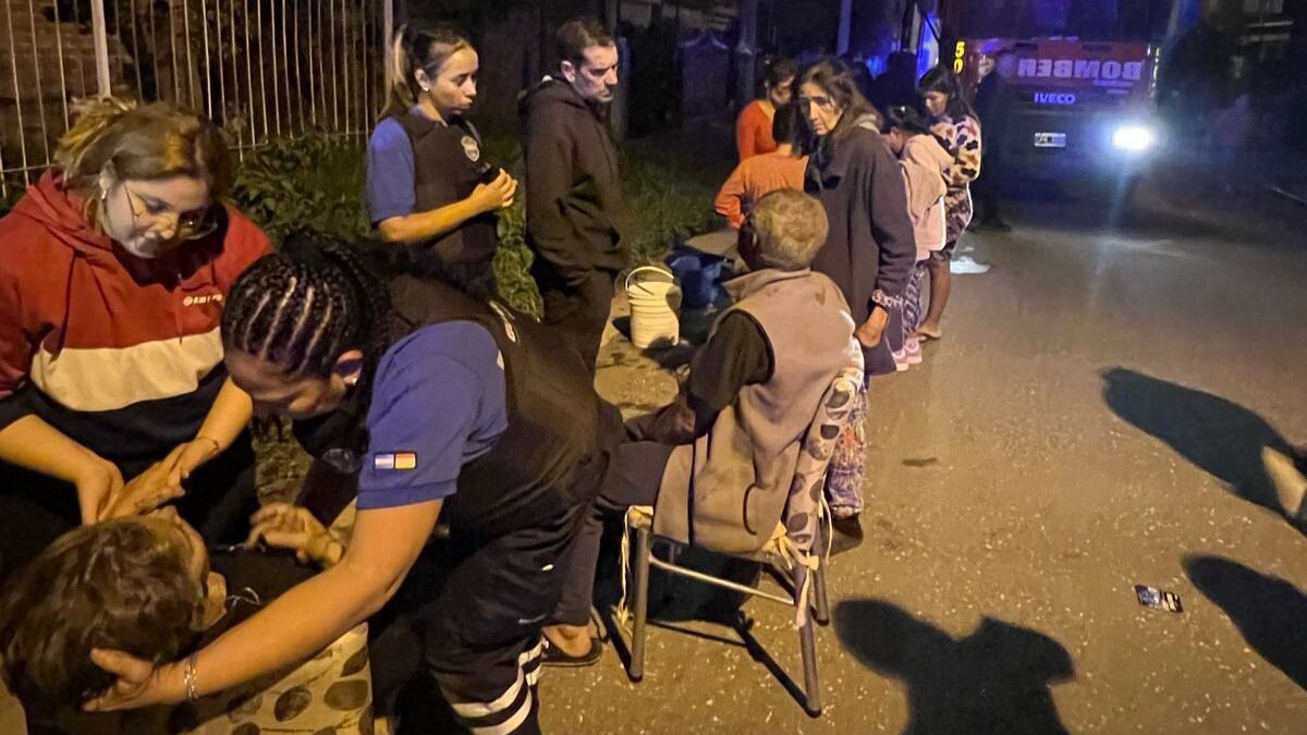 En en domicilio se encontraba un anciano de 70 años, su mujer y un menor de 10 años. (Policía de Córdoba)