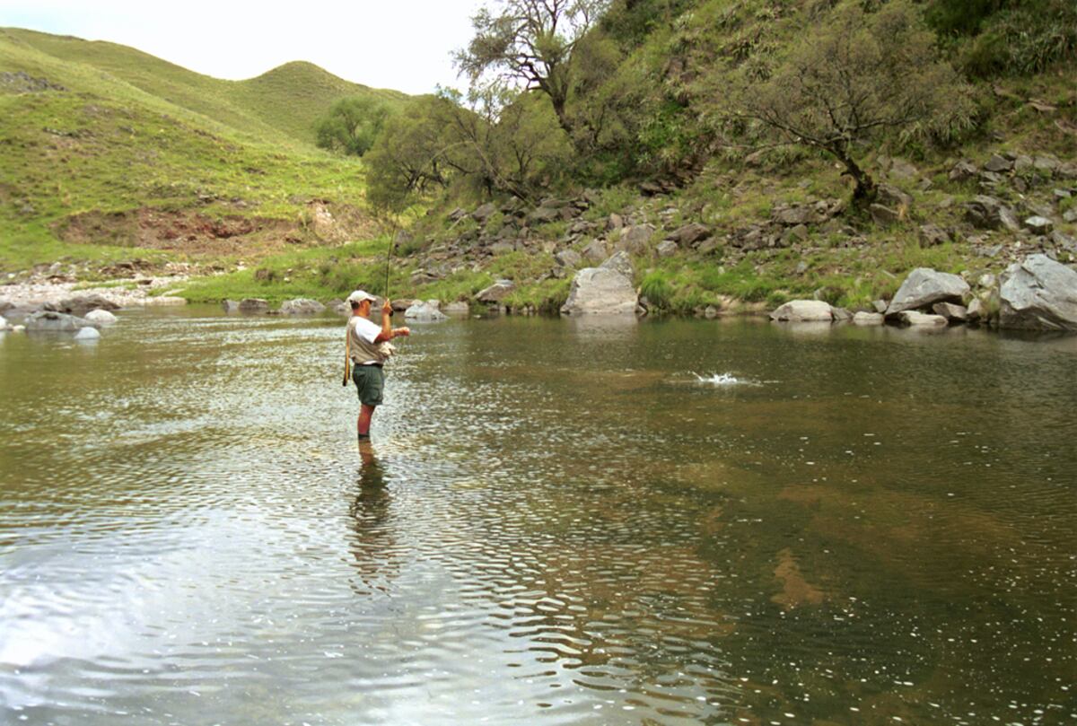 No olvides contar con tu carnet de pesca oficial para realizar esta actividad en la provincia. (Gentileza: Agencia Córdoba Turismo)