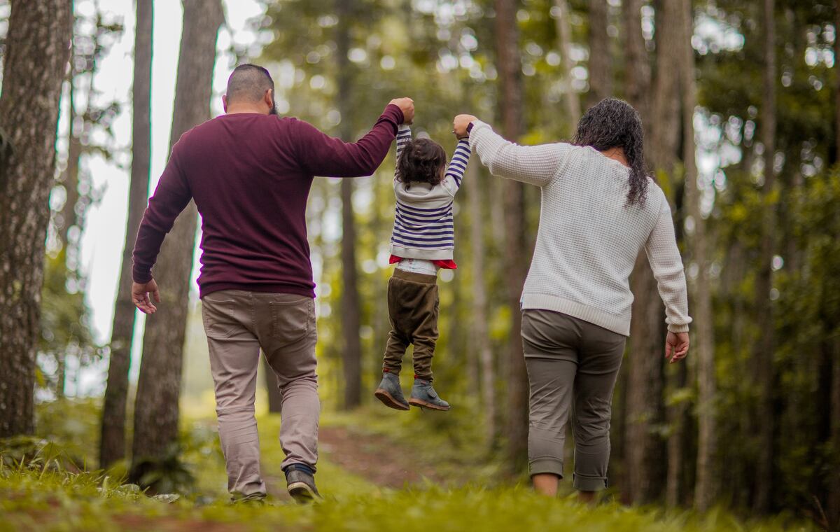 Familia con un solo hijo (Imagen ilustrativa)