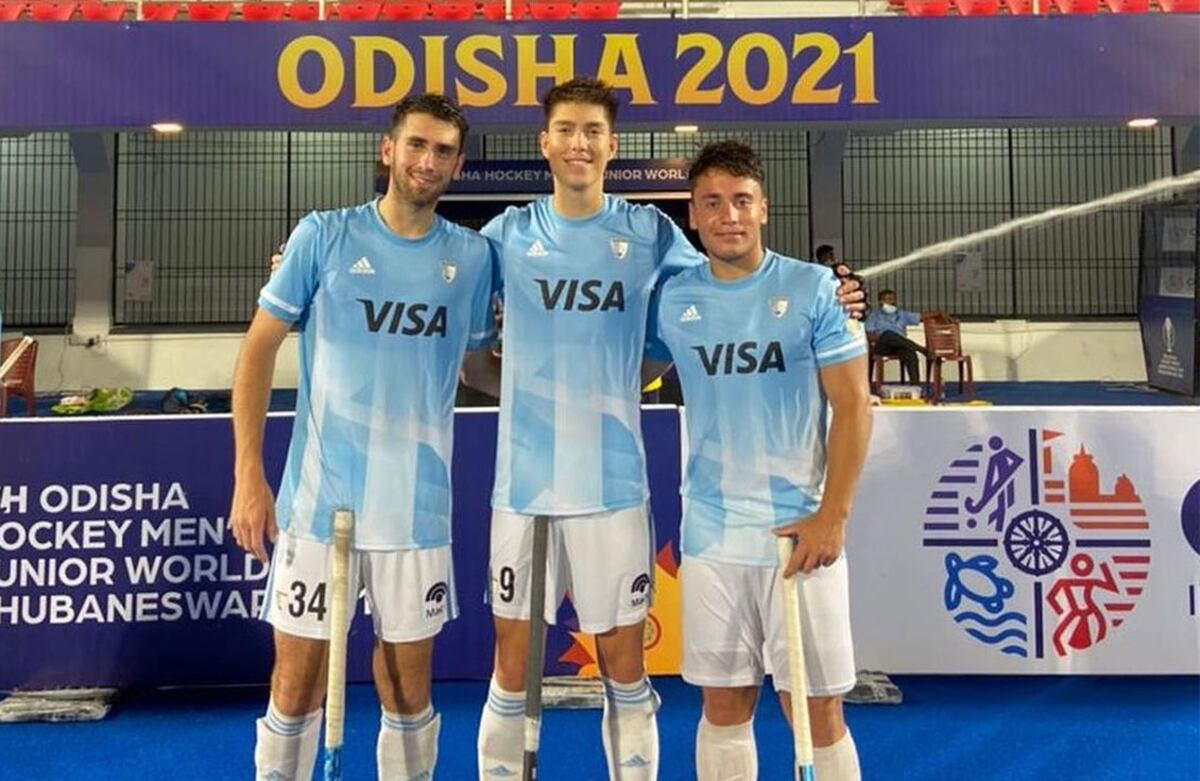 Facundo Zárate, Gaspar Garrone y Lautaro Dómene juegan juntos en el Jockey Club Córdoba y también en la selección argentina juvenil. (@facuzarate2)