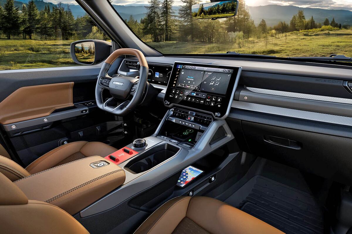 El instrumental es de 12,3"y la pantalla táctil de 14,5" es la más grande instalada en un Jeep hasta ahora.