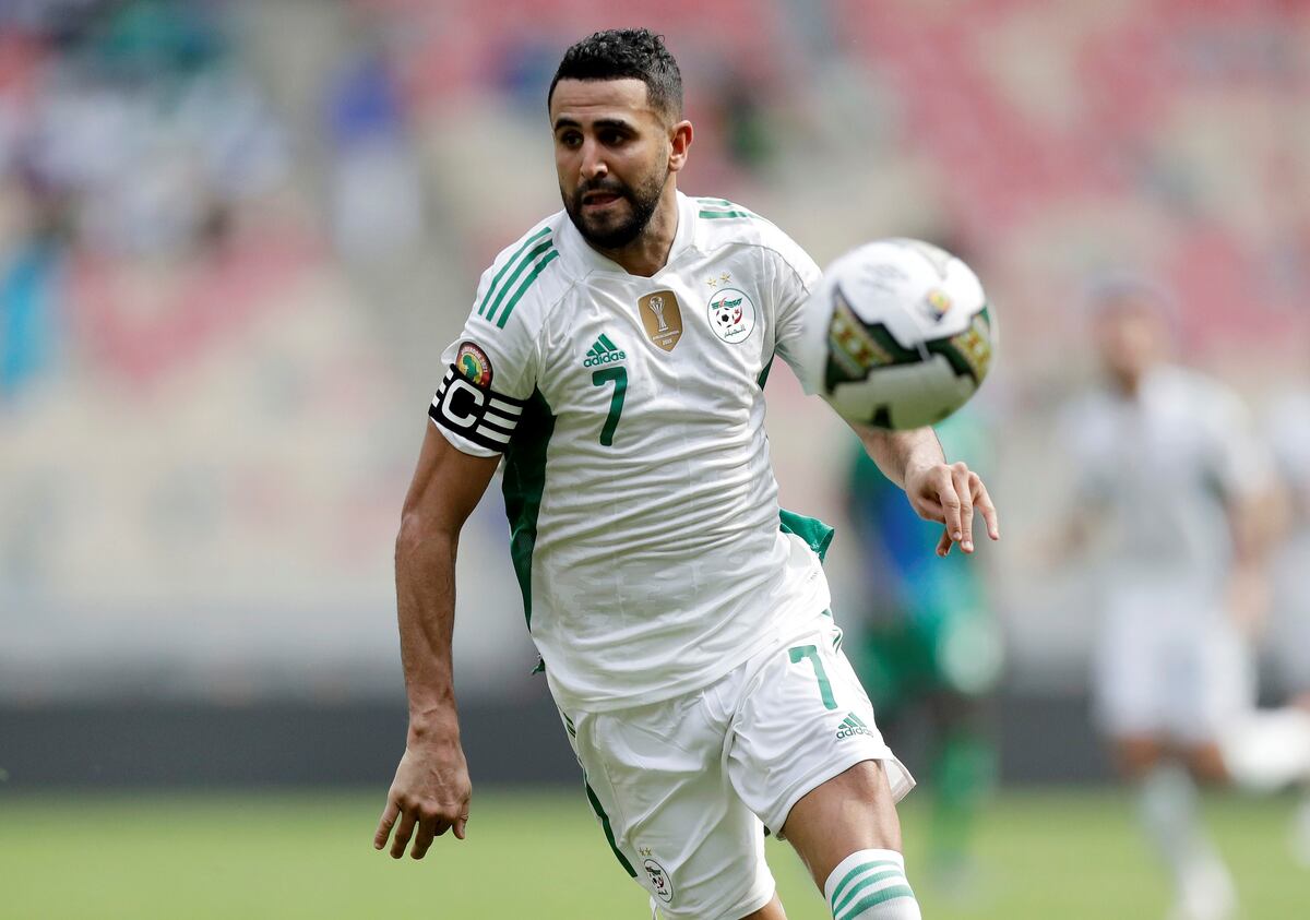 El jugador del City en acción ante Sierra Leona.(AP/ Sunday Alamba)