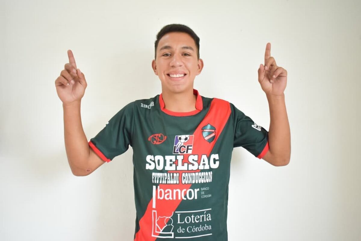 Gabriel Sarmiento, el talentoso mediocampista zurdo que tiene Argentino Peñarol en la LCF. (Gentileza Prensa Argentino Peñarol).