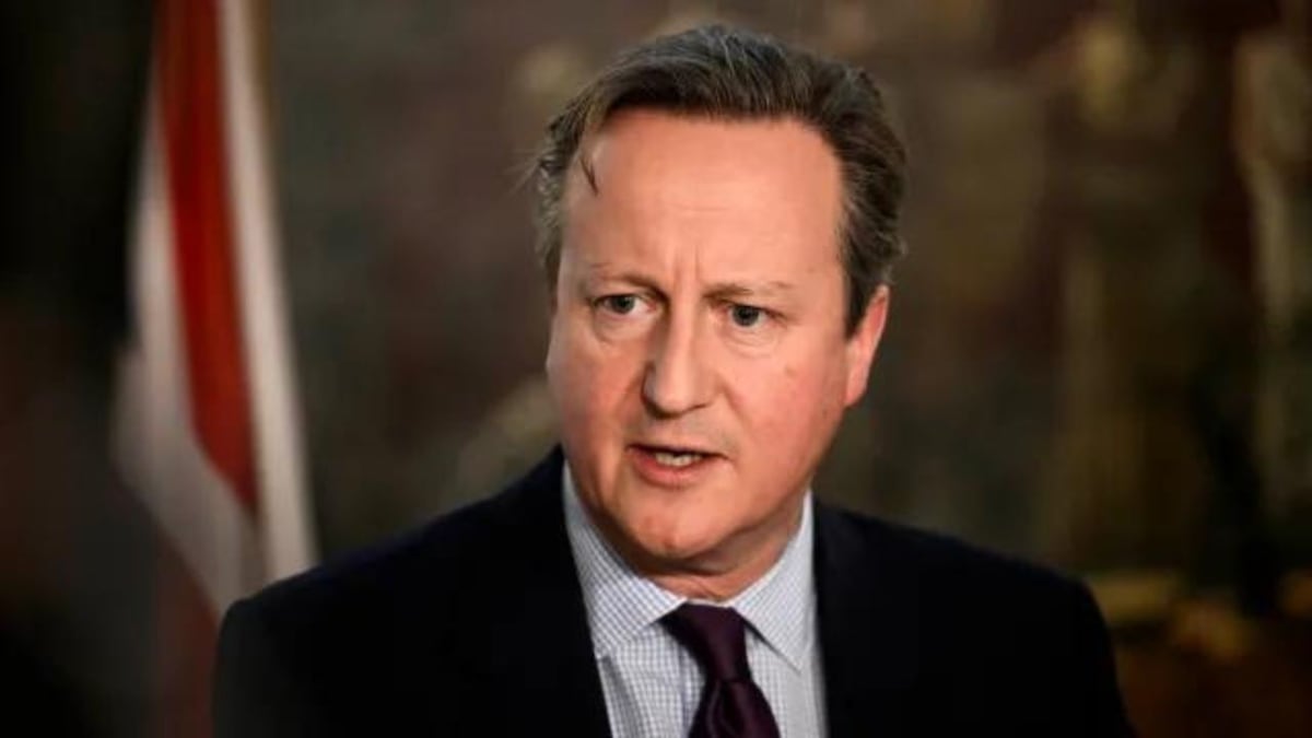David Cameron, canciller británico.