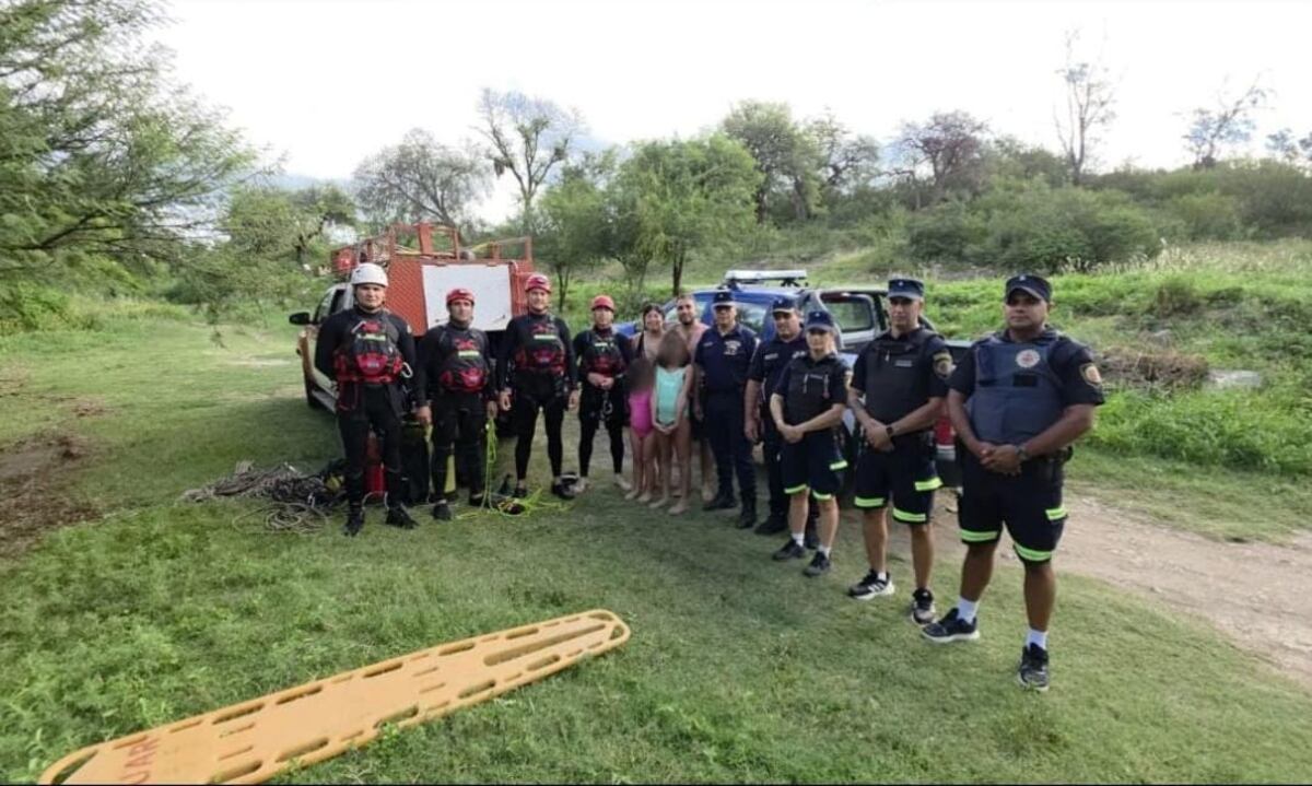 El rescate en Villa de Soto. (Policía)