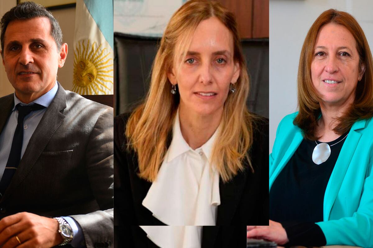Los jueces del Tribunal Oral N° 2: José Asís, Carolina Prado y Noel Costa. (Nicolás Bravo/Archivo/Justicia federal)