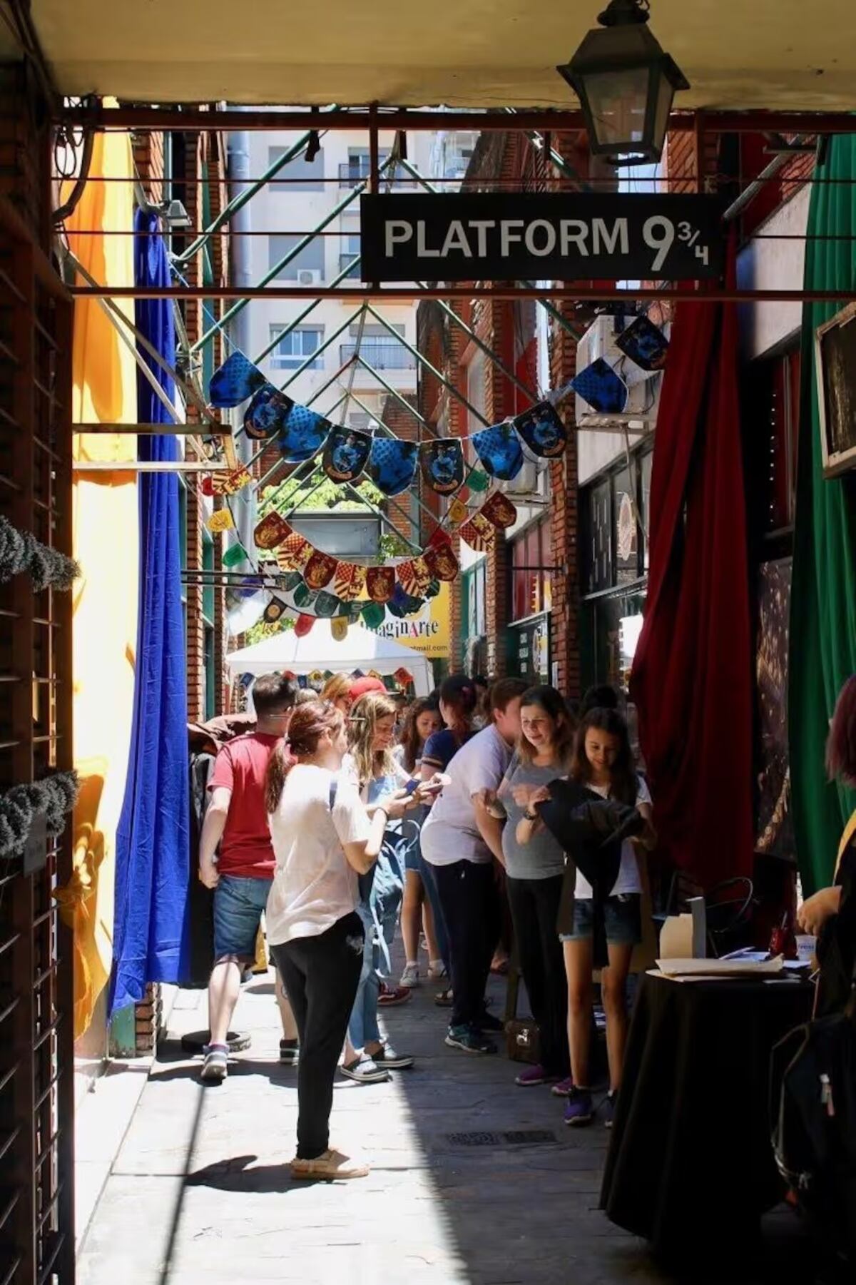 Feria navideña de Harry Potter en Buenos Aires.