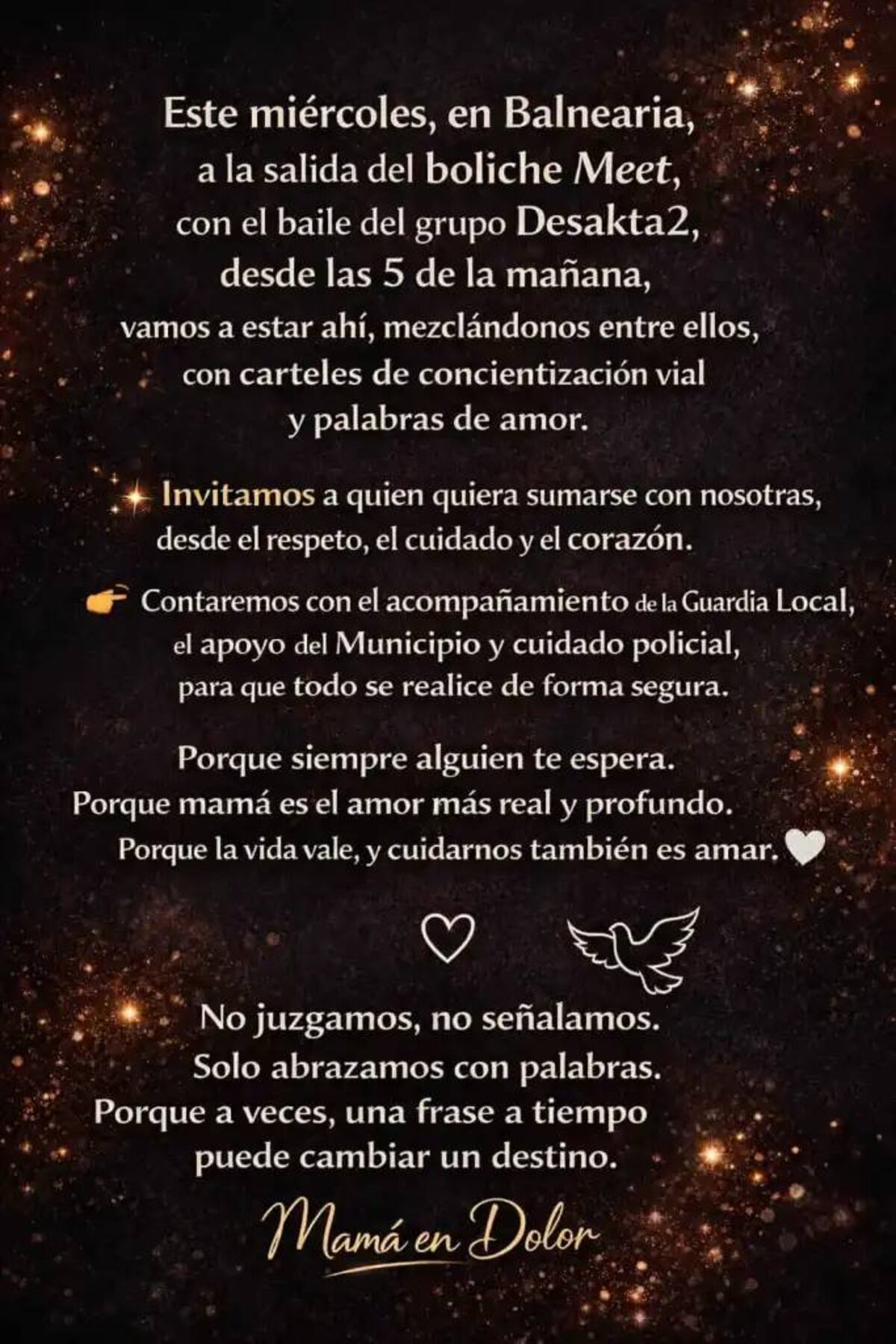 La iniciativa de las madres del dolor.