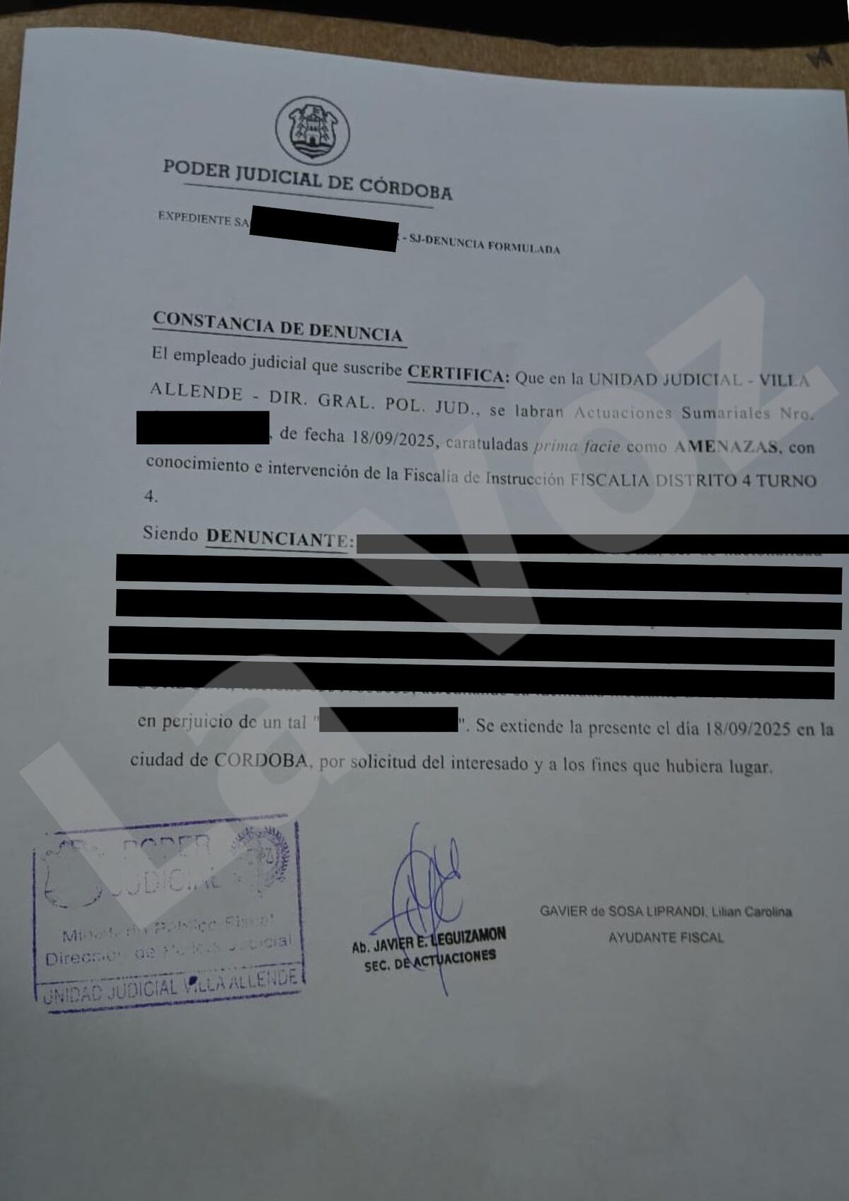 Córdoba. Volvieron a amenazar a los vecinos que denunciaron la “casita de after”. (La Voz)