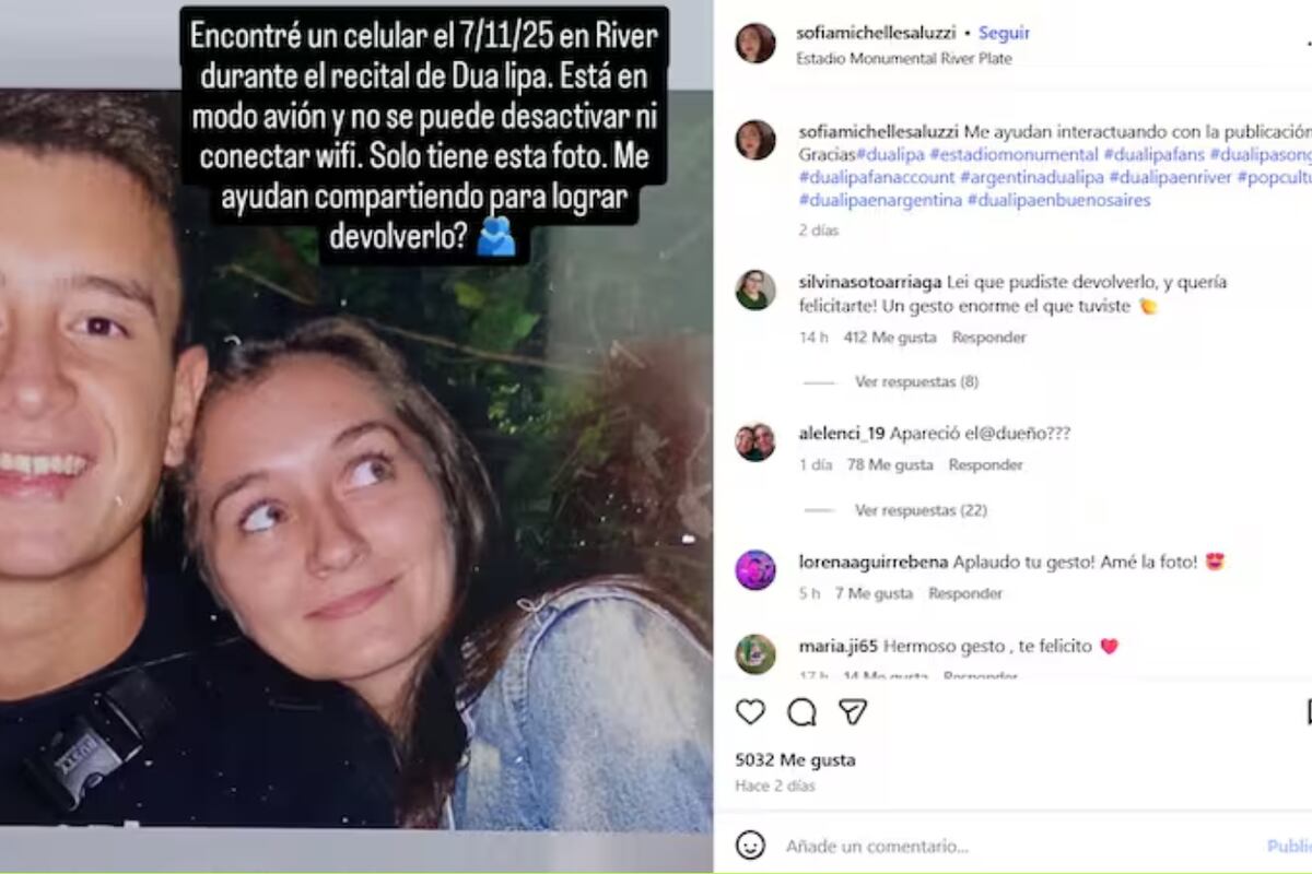 La publicación de la búsqueda.