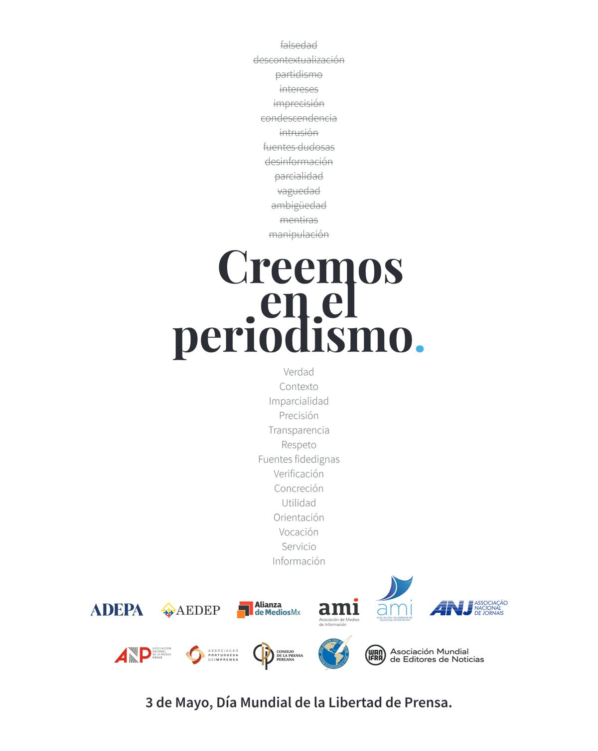 Día Mundial de la Libertad de Prensa.